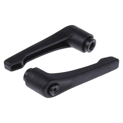 RS PRO Steel Clamping Lever Female M8 Thread x 10 mm Insert Length, Fibreglass Reinforced Nylon Handle, 65 mm Length 478-513