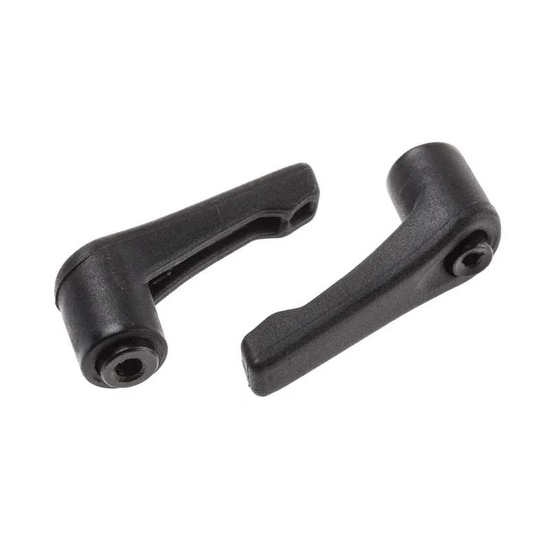 RS PRO Steel Clamping Lever, Female Thread M5 x 6 mm Insert, 42 mm Length, Fibreglass Reinforced Nylon Handle, Black 478-551