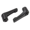 RS PRO Steel Clamping Lever, Female Thread M5 x 6 mm Insert, 42 mm Length, Fibreglass Reinforced Nylon Handle, Black 478-551