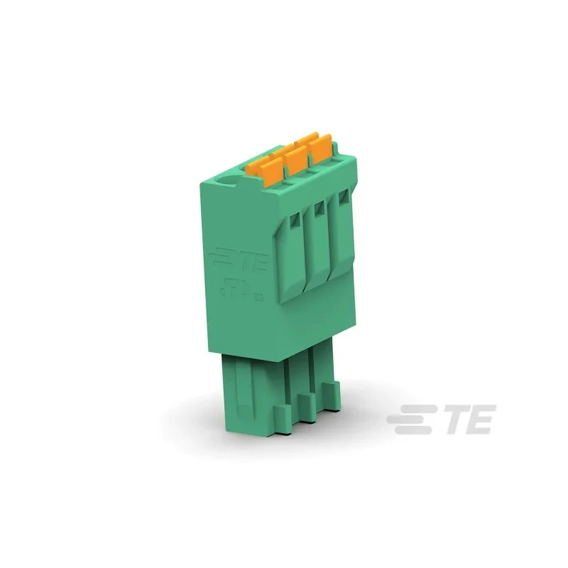 TE Connectivity Pluggable Terminal Block 6-Contact 3.5 mm Pitch 1 Row 150V AC 8A 2350398-6