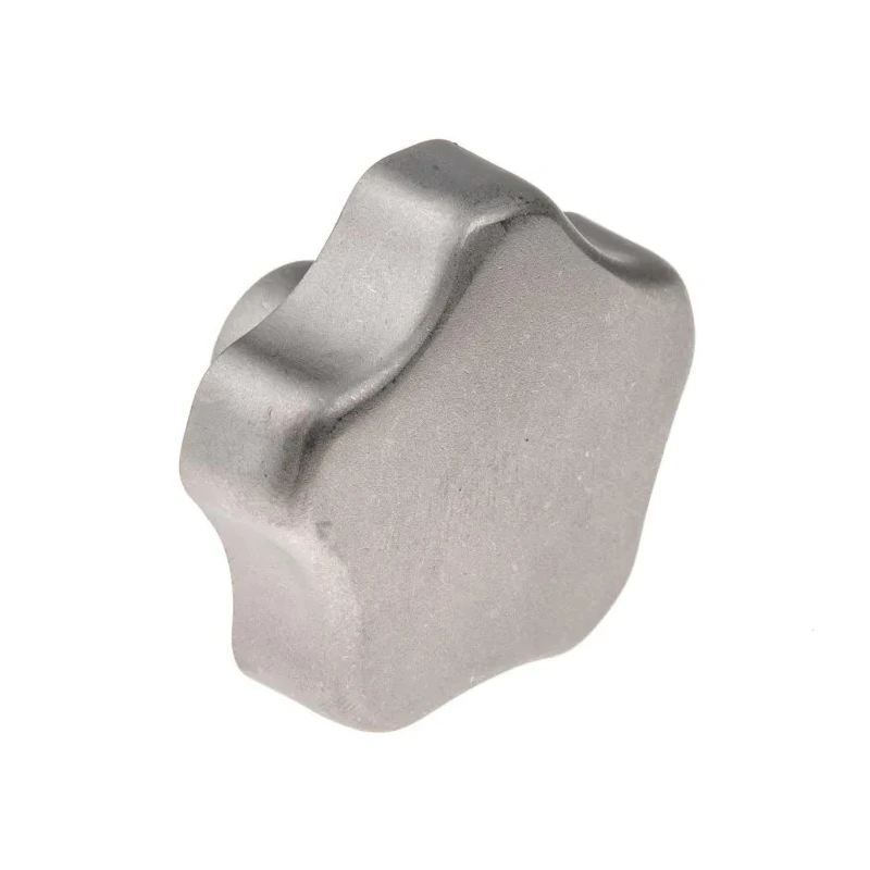 RS PRO Silver Stainless Steel Multiple Lobes Clamping Knob M8 Threaded Hole 40 mm Diameter 12 mm Thread Length 478-614