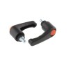 RS PRO Clamping Lever Male Thread M5 x 10 mm Thermoplastic Handle Steel Shaft Black 43mm Length 478-680
