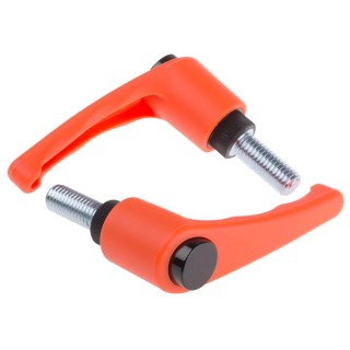 RS PRO Clamping Lever M12 x 30 mm Thermoplastic Handle Steel Shaft 83mm Length 478-709