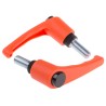 RS PRO Clamping Lever M12 x 30 mm Thermoplastic Handle Steel Shaft 83mm Length 478-709