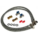 RS PRO Water Softener Installation Kit, Standard 15 mm Brass Valves with Stainless Steel Hoses 195-2197