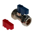 RS PRO Water Softener Installation Kit, Standard 15 mm Brass Valves with Stainless Steel Hoses 195-2197