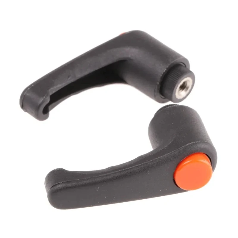 RS PRO Stainless Steel Clamping Lever, Female Thread, M5 x 10 mm Insert Length, Thermoplastic Handle, 43 mm Length 478-800