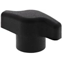 RS PRO Black Polyamide 6 Wing Clamping Knob, M8 Threaded Hole 478-810