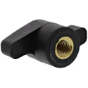 RS PRO Black Polyamide 6 Wing Clamping Knob, M8 Threaded Hole 478-810