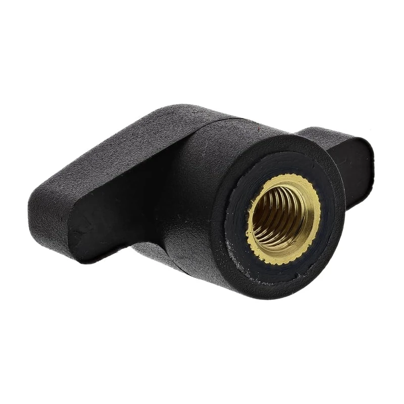 RS PRO Black Polyamide 6 Wing Clamping Knob, M8 Threaded Hole 478-810