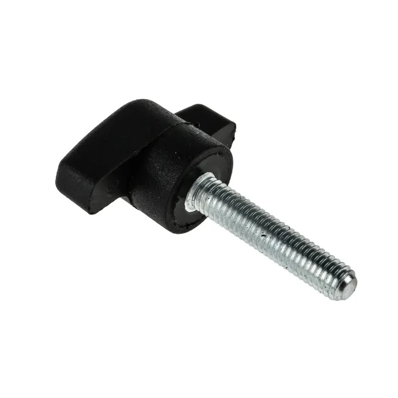 RS PRO Black Thermoplastic Wing Clamping Knob with Threaded Steel Stud 30mm Length 35mm Diameter 478-484