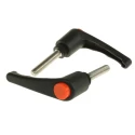RS PRO Stainless Steel Clamping Lever M10 Thread Size 50 mm Insert Length Fibreglass Reinforced Nylon Handle 478-832