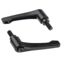 RS PRO Clamping Lever M8 x 16 mm, Die Cast Zinc Handle, Steel Shaft, Black, 65 mm Length 478-816