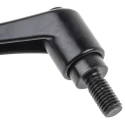 RS PRO Clamping Lever M8 x 16 mm, Die Cast Zinc Handle, Steel Shaft, Black, 65 mm Length 478-816