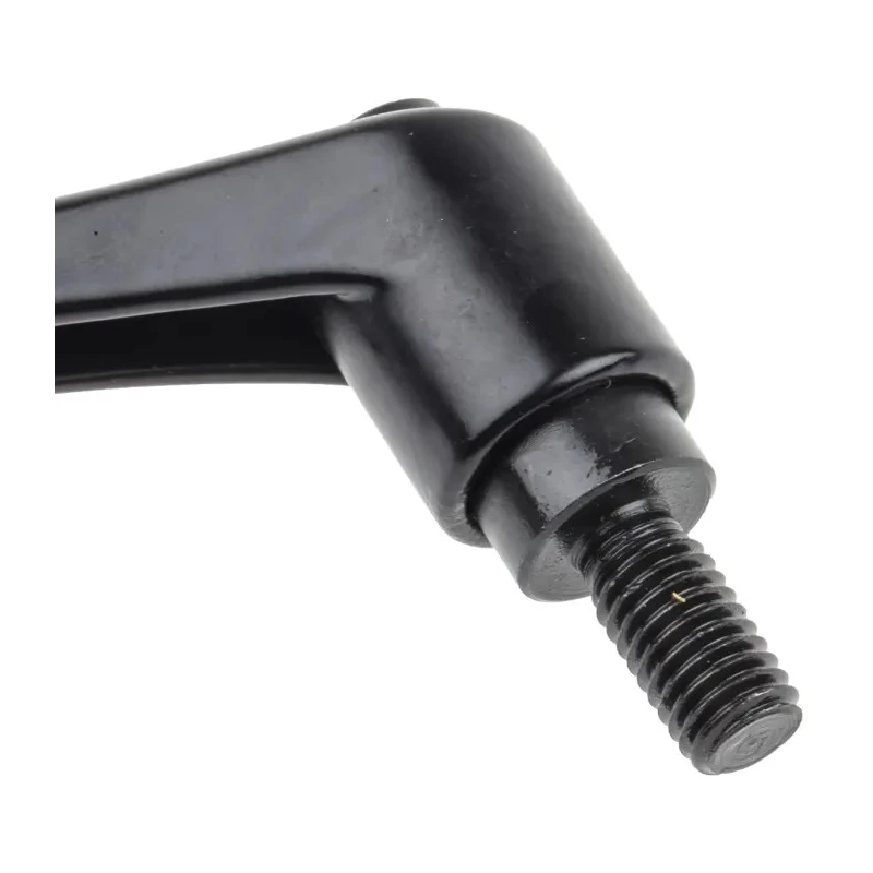 RS PRO Clamping Lever M8 x 16 mm, Die Cast Zinc Handle, Steel Shaft, Black, 65 mm Length 478-816