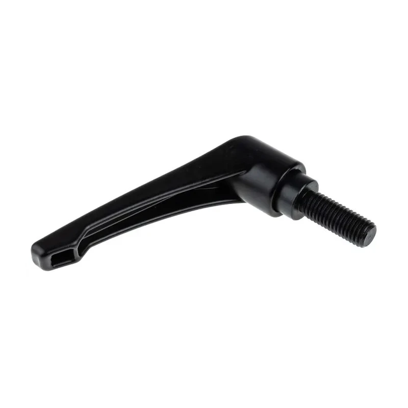 RS PRO Stainless Steel Clamping Lever M12 x 32 mm Die Cast Zinc Handle Steel Shaft Black 478-844