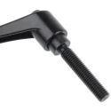 RS PRO Stainless Steel Clamping Lever M10 x 50 mm Zinc Die Cast Handle Black 478-848