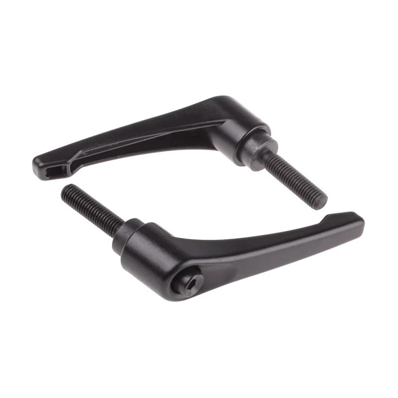 RS PRO Stainless Steel Clamping Lever M10 x 40 mm Die Cast Zinc Handle Steel Male Thread 478-894