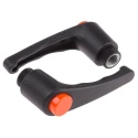 RS PRO Steel Clamping Lever, M12 x 18 mm Black Thermoplastic Handle Female Thread 478-961