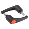 RS PRO Stainless Steel Clamping Lever Male Thread M10 x 20 mm Thermoplastic Handle Black 478-955