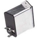 Schurter 250V AC 10A Panel Mount IEC Connector Male 2 Pole 2 Fuse Quick Connect DD12.9121.111