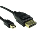 RS PRO Male Mini DisplayPort to Male DisplayPort Cable, Polyvinyl Chloride Jacket, 500mm Length 195-4903