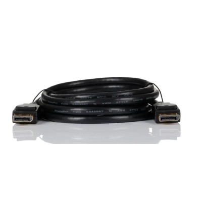 RS PRO 8K DisplayPort to DisplayPort Cable, Male to Male, Polyvinyl Chloride Jacket, 2 m 195-4909