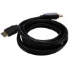 RS PRO 8K DisplayPort to DisplayPort Cable, Male to Male, Polyvinyl Chloride Jacket, 3 m 195-4910