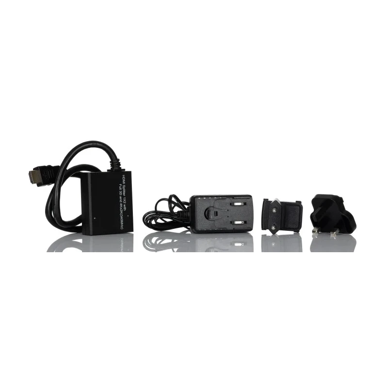 RS PRO 2 Port 1 Input 2 Output HDMI Splitter 4K Ultra HD 10.2 Gbps Bandwidth 195-4342