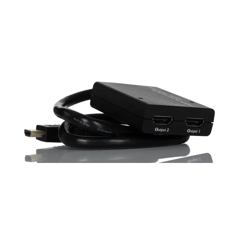 RS PRO 2 Port 1 Input 2 Output HDMI Splitter 4K Ultra HD 10.2 Gbps Bandwidth 195-4342