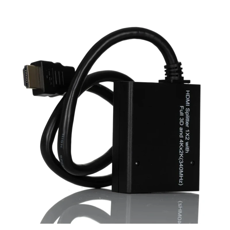 RS PRO 2 Port 1 Input 2 Output HDMI Splitter 4K Ultra HD 10.2 Gbps Bandwidth 195-4342
