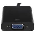 RS PRO HDMI to VGA Adapter Male HDMI to Female VGA Straight 150mm ABS Housing 195-4345