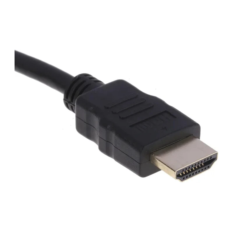 RS PRO HDMI to VGA Adapter Male HDMI to Female VGA Straight 150mm ABS Housing 195-4345