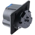 Legrand Panel Mount Industrial Power Connector Blue 16A 230V IP44 IP45 HYPRA 0 520 02