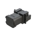Amphenol Industrial AT Automotive Connector Male Black Cable 8 Way Crimp Termination AT04-08PB-P021