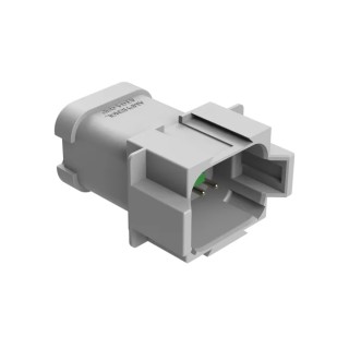 Amphenol Industrial AT Automotive Connector Male Grey Cable 8 Way Crimp Termination AT04-08PA-P028