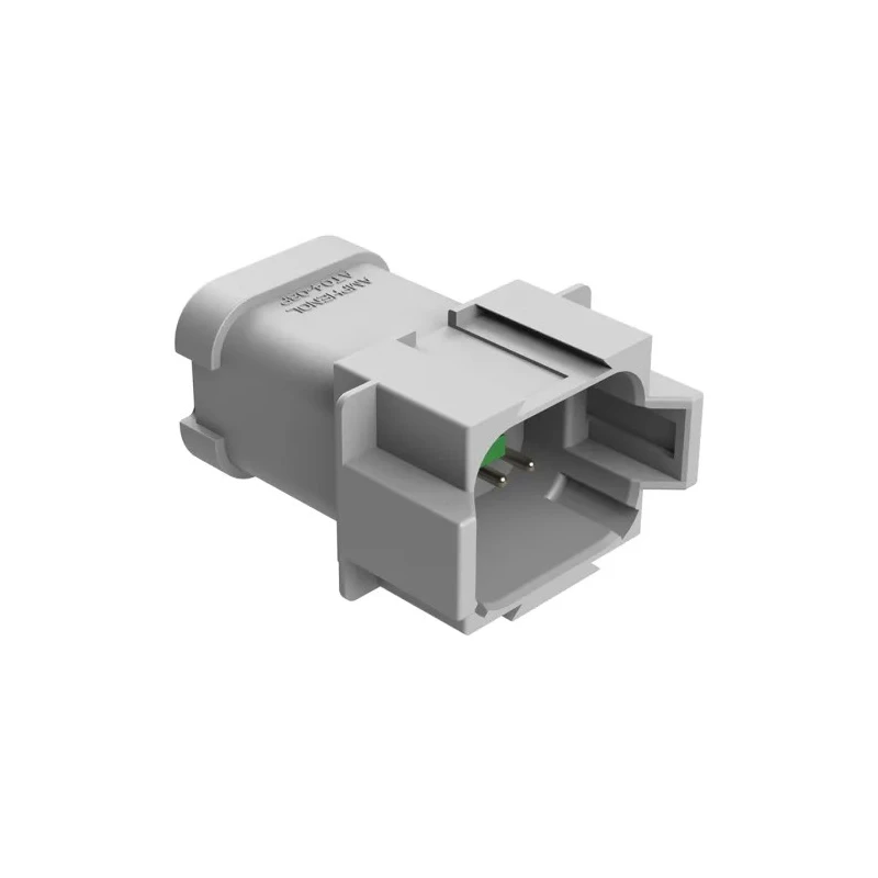 Amphenol Industrial AT Automotive Connector Male Grey Cable 8 Way Crimp Termination AT04-08PA-P028