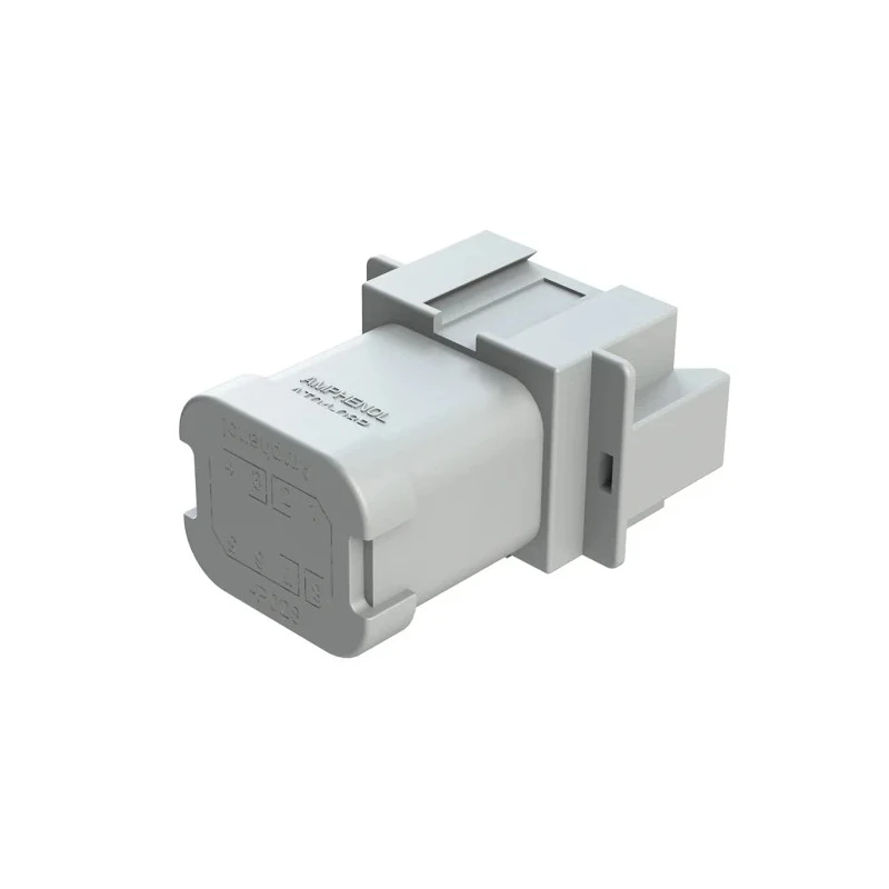 Amphenol Industrial AT Automotive Connector Male Grey Cable 8 Way Crimp Termination AT04-08PA-P028