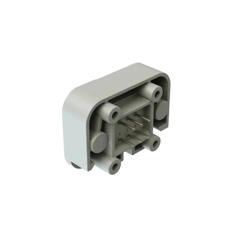 Amphenol Industrial Automotive Connector Male Grey Flange 6 Way Solder Termination 7.5A Current ATM15-6P-BM03