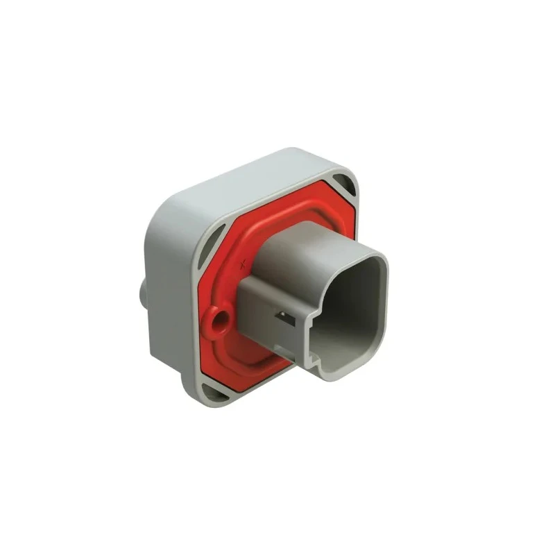Amphenol Industrial AT Automotive Connector Male Grey Flange 4 Way Crimp Termination AT15-4P-BM03