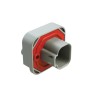 Amphenol Industrial AT Automotive Connector Male Grey Flange 4 Way Crimp Termination AT15-4P-BM03