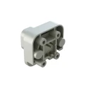 Amphenol Industrial AT Automotive Connector Male Grey Flange 4 Way Crimp Termination AT15-4P-BM03
