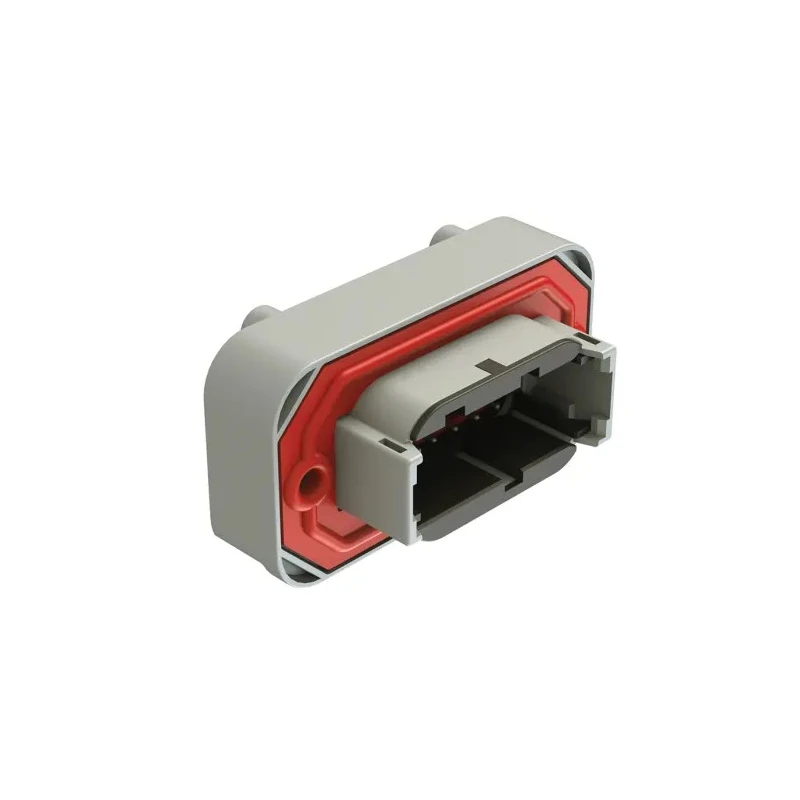 Amphenol Industrial AT Automotive Connector Male Grey Flange 12 Way Solder Termination ATM15-12PB-BM03