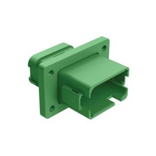 Amphenol Industrial AT Automotive Connector Male Green Panel Mount 12 Way Crimp Termination AT04-12PC-BL05
