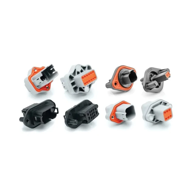 Amphenol Industrial AT Automotive Connector Male Green Panel Mount 12 Way Crimp Termination AT04-12PC-BL05