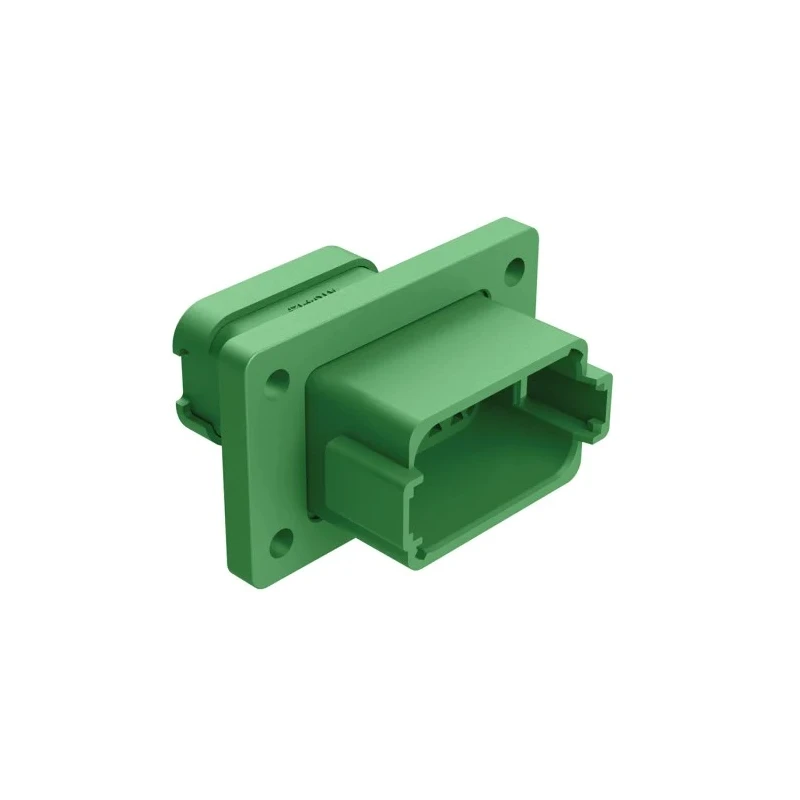 Amphenol Industrial AT Automotive Connector Male Green Panel Mount 12 Way Crimp Termination AT04-12PC-LE07