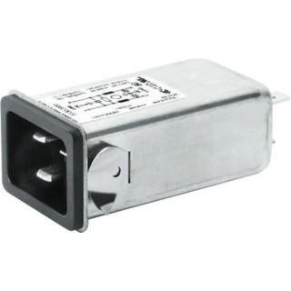 Schurter Panel Mount IEC Connector 250V AC 16A Quick Connect 5130.2000
