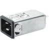 Schurter Panel Mount IEC Connector 250V AC 16A Quick Connect 5130.2000
