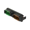 Amphenol Industrial Armor IPX Automotive Connector Male Black PCB 7.5A 24 Way Solder Termination ATM13-12PC-12PD-BM01