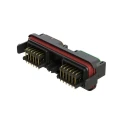 Amphenol Industrial Armor IPX Automotive Connector Male Black PCB 7.5A 24 Way Solder Termination ATM13-12PC-12PD-BM01